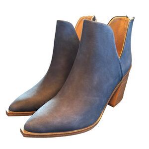 Kathemoi Blue Ankle Boots‎ Women's 5.5 NWB